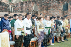 มรภ.เทพสตรี ร่วมงานแถลงข่าวการจัดงานแผ่นดินสมเด็จพระนารายณ์มหาราช 