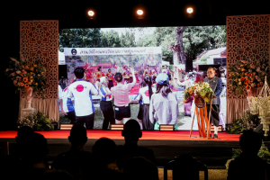 มรภ.เทพสตรี ร่วมงานแถลงข่าวการจัดงานแผ่นดินสมเด็จพระนารายณ์มหาราช 