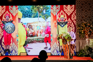 มรภ.เทพสตรี ร่วมงานแถลงข่าวการจัดงานแผ่นดินสมเด็จพระนารายณ์มหาราช 