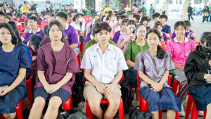 งานสื่อสารองค์กร มรภ.เทพสตรี ร่วมกับกองบริการการศึกษา และกองพัฒนานักศึกษา จัดบูธประชาสัมพันธ์การรับสมัครนักศึกษาเคลื่อนที่ ยกระดับการสื่อสารสู่มาตรฐานสากล