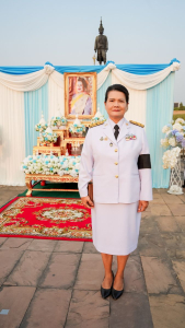 มรภ.เทพสตรี ร่วมพิธีทำบุญตักบาตรอุทิศถวายพระราชกุศลแด่ สมเด็จพระนางเจ้าสิริกิติ์ พระบรมราชินีนาถ พระบรมราชชนนีพันปีหลวง ครบสตมวาร (100 วัน)