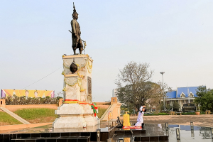 มรภ.เทพสตรี ร่วมพิธีทำบุญตักบาตรอุทิศถวายพระราชกุศลแด่ สมเด็จพระนางเจ้าสิริกิติ์ พระบรมราชินีนาถ พระบรมราชชนนีพันปีหลวง ครบสตมวาร (100 วัน)