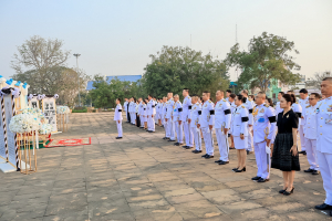 มรภ.เทพสตรี ร่วมพิธีทำบุญตักบาตรอุทิศถวายพระราชกุศลแด่ สมเด็จพระนางเจ้าสิริกิติ์ พระบรมราชินีนาถ พระบรมราชชนนีพันปีหลวง ครบสตมวาร (100 วัน)