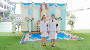 มรภ.เทพสตรี ร่วมพิธีบำเพ็ญกุศลอุทิศถวายพระราชกุศลแด่ สมเด็จพระนางเจ้าสิริกิติ์ พระบรมราชินีนาถ พระบรมราชชนนีพันปีหลวง ครบสตมวาร (100 วัน) ณ โรงเรียนวินิตศึกษาในพระราชูปถัมภ์ฯ