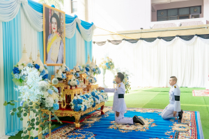 มรภ.เทพสตรี ร่วมพิธีบำเพ็ญกุศลอุทิศถวายพระราชกุศลแด่ สมเด็จพระนางเจ้าสิริกิติ์ พระบรมราชินีนาถ พระบรมราชชนนีพันปีหลวง ครบสตมวาร (100 วัน) ณ โรงเรียนวินิตศึกษาในพระราชูปถัมภ์ฯ