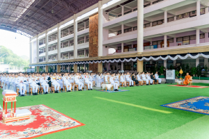 มรภ.เทพสตรี ร่วมพิธีบำเพ็ญกุศลอุทิศถวายพระราชกุศลแด่ สมเด็จพระนางเจ้าสิริกิติ์ พระบรมราชินีนาถ พระบรมราชชนนีพันปีหลวง ครบสตมวาร (100 วัน) ณ โรงเรียนวินิตศึกษาในพระราชูปถัมภ์ฯ