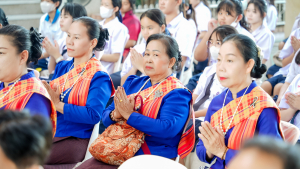 มรภ.เทพสตรี ร่วมพิธีบำเพ็ญกุศลอุทิศถวายพระราชกุศลแด่ สมเด็จพระนางเจ้าสิริกิติ์ พระบรมราชินีนาถ พระบรมราชชนนีพันปีหลวง ครบสตมวาร (100 วัน) ณ โรงเรียนวินิตศึกษาในพระราชูปถัมภ์ฯ