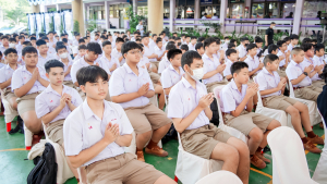 มรภ.เทพสตรี ร่วมพิธีบำเพ็ญกุศลอุทิศถวายพระราชกุศลแด่ สมเด็จพระนางเจ้าสิริกิติ์ พระบรมราชินีนาถ พระบรมราชชนนีพันปีหลวง ครบสตมวาร (100 วัน) ณ โรงเรียนวินิตศึกษาในพระราชูปถัมภ์ฯ