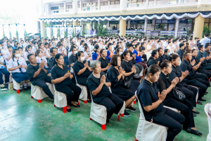 มรภ.เทพสตรี ร่วมพิธีบำเพ็ญกุศลอุทิศถวายพระราชกุศลแด่ สมเด็จพระนางเจ้าสิริกิติ์ พระบรมราชินีนาถ พระบรมราชชนนีพันปีหลวง ครบสตมวาร (100 วัน) ณ โรงเรียนวินิตศึกษาในพระราชูปถัมภ์ฯ