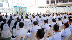 มรภ.เทพสตรี ร่วมพิธีบำเพ็ญกุศลอุทิศถวายพระราชกุศลแด่ สมเด็จพระนางเจ้าสิริกิติ์ พระบรมราชินีนาถ พระบรมราชชนนีพันปีหลวง ครบสตมวาร (100 วัน) ณ โรงเรียนวินิตศึกษาในพระราชูปถัมภ์ฯ