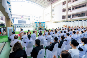 มรภ.เทพสตรี ร่วมพิธีบำเพ็ญกุศลอุทิศถวายพระราชกุศลแด่ สมเด็จพระนางเจ้าสิริกิติ์ พระบรมราชินีนาถ พระบรมราชชนนีพันปีหลวง ครบสตมวาร (100 วัน) ณ โรงเรียนวินิตศึกษาในพระราชูปถัมภ์ฯ
