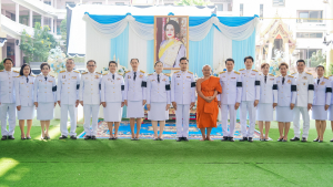 มรภ.เทพสตรี ร่วมพิธีบำเพ็ญกุศลอุทิศถวายพระราชกุศลแด่ สมเด็จพระนางเจ้าสิริกิติ์ พระบรมราชินีนาถ พระบรมราชชนนีพันปีหลวง ครบสตมวาร (100 วัน) ณ โรงเรียนวินิตศึกษาในพระราชูปถัมภ์ฯ