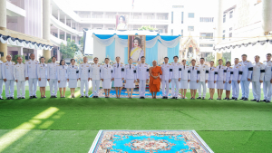 มรภ.เทพสตรี ร่วมพิธีบำเพ็ญกุศลอุทิศถวายพระราชกุศลแด่ สมเด็จพระนางเจ้าสิริกิติ์ พระบรมราชินีนาถ พระบรมราชชนนีพันปีหลวง ครบสตมวาร (100 วัน) ณ โรงเรียนวินิตศึกษาในพระราชูปถัมภ์ฯ