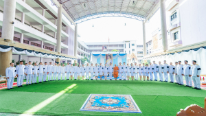 มรภ.เทพสตรี ร่วมพิธีบำเพ็ญกุศลอุทิศถวายพระราชกุศลแด่ สมเด็จพระนางเจ้าสิริกิติ์ พระบรมราชินีนาถ พระบรมราชชนนีพันปีหลวง ครบสตมวาร (100 วัน) ณ โรงเรียนวินิตศึกษาในพระราชูปถัมภ์ฯ