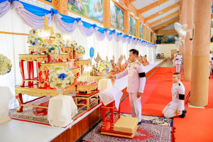 มรภ.เทพสตรี ร่วมพิธีบำเพ็ญกุศลอุทิศถวายพระราชกุศลแด่ สมเด็จพระนางเจ้าสิริกิติ์ พระบรมราชินีนาถ พระบรมราชชนนีพันปีหลวง ครบสตมวาร (100 วัน) ณ วัดสิริจันทรนิมิตรวรวิหาร