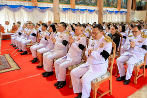 มรภ.เทพสตรี ร่วมพิธีบำเพ็ญกุศลอุทิศถวายพระราชกุศลแด่ สมเด็จพระนางเจ้าสิริกิติ์ พระบรมราชินีนาถ พระบรมราชชนนีพันปีหลวง ครบสตมวาร (100 วัน) ณ วัดสิริจันทรนิมิตรวรวิหาร