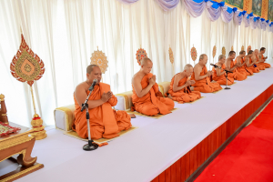 มรภ.เทพสตรี ร่วมพิธีบำเพ็ญกุศลอุทิศถวายพระราชกุศลแด่ สมเด็จพระนางเจ้าสิริกิติ์ พระบรมราชินีนาถ พระบรมราชชนนีพันปีหลวง ครบสตมวาร (100 วัน) ณ วัดสิริจันทรนิมิตรวรวิหาร