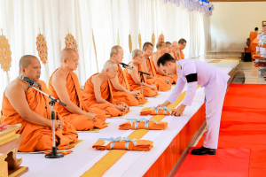 มรภ.เทพสตรี ร่วมพิธีบำเพ็ญกุศลอุทิศถวายพระราชกุศลแด่ สมเด็จพระนางเจ้าสิริกิติ์ พระบรมราชินีนาถ พระบรมราชชนนีพันปีหลวง ครบสตมวาร (100 วัน) ณ วัดสิริจันทรนิมิตรวรวิหาร