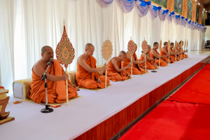 มรภ.เทพสตรี ร่วมพิธีบำเพ็ญกุศลอุทิศถวายพระราชกุศลแด่ สมเด็จพระนางเจ้าสิริกิติ์ พระบรมราชินีนาถ พระบรมราชชนนีพันปีหลวง ครบสตมวาร (100 วัน) ณ วัดสิริจันทรนิมิตรวรวิหาร