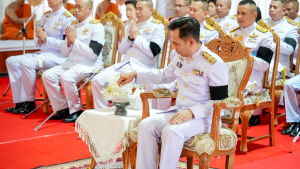 มรภ.เทพสตรี ร่วมพิธีบำเพ็ญกุศลอุทิศถวายพระราชกุศลแด่ สมเด็จพระนางเจ้าสิริกิติ์ พระบรมราชินีนาถ พระบรมราชชนนีพันปีหลวง ครบสตมวาร (100 วัน) ณ วัดสิริจันทรนิมิตรวรวิหาร