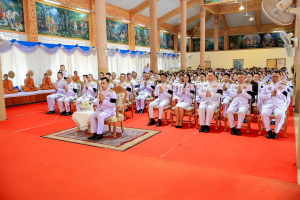มรภ.เทพสตรี ร่วมพิธีบำเพ็ญกุศลอุทิศถวายพระราชกุศลแด่ สมเด็จพระนางเจ้าสิริกิติ์ พระบรมราชินีนาถ พระบรมราชชนนีพันปีหลวง ครบสตมวาร (100 วัน) ณ วัดสิริจันทรนิมิตรวรวิหาร