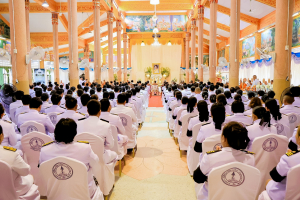 มรภ.เทพสตรี ร่วมพิธีบำเพ็ญกุศลอุทิศถวายพระราชกุศลแด่ สมเด็จพระนางเจ้าสิริกิติ์ พระบรมราชินีนาถ พระบรมราชชนนีพันปีหลวง ครบสตมวาร (100 วัน) ณ วัดสิริจันทรนิมิตรวรวิหาร