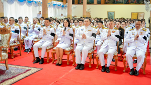 มรภ.เทพสตรี ร่วมพิธีบำเพ็ญกุศลอุทิศถวายพระราชกุศลแด่ สมเด็จพระนางเจ้าสิริกิติ์ พระบรมราชินีนาถ พระบรมราชชนนีพันปีหลวง ครบสตมวาร (100 วัน) ณ วัดสิริจันทรนิมิตรวรวิหาร