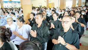มรภ.เทพสตรี ร่วมพิธีบำเพ็ญกุศลอุทิศถวายพระราชกุศลแด่ สมเด็จพระนางเจ้าสิริกิติ์ พระบรมราชินีนาถ พระบรมราชชนนีพันปีหลวง ครบสตมวาร (100 วัน) ณ วัดสิริจันทรนิมิตรวรวิหาร