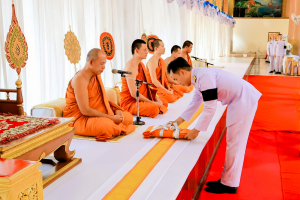มรภ.เทพสตรี ร่วมพิธีบำเพ็ญกุศลอุทิศถวายพระราชกุศลแด่ สมเด็จพระนางเจ้าสิริกิติ์ พระบรมราชินีนาถ พระบรมราชชนนีพันปีหลวง ครบสตมวาร (100 วัน) ณ วัดสิริจันทรนิมิตรวรวิหาร
