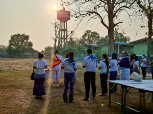 มรภ.เทพสตรี จัดพิธีทำบุญ 