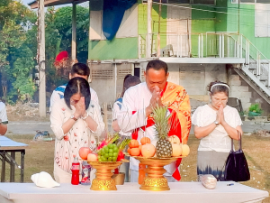 มรภ.เทพสตรี จัดพิธีทำบุญ 