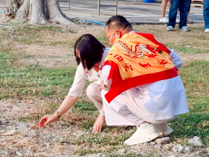 มรภ.เทพสตรี จัดพิธีทำบุญ 