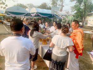 มรภ.เทพสตรี จัดพิธีทำบุญ 