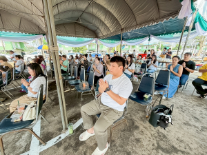 มรภ.เทพสตรี จัดพิธีทำบุญ 