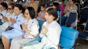 มรภ.เทพสตรี จัดพิธีทำบุญ 