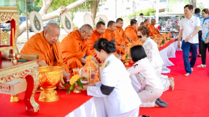 มรภ.เทพสตรี จัดพิธีทำบุญ 