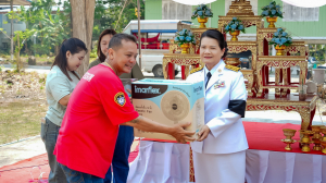 มรภ.เทพสตรี จัดพิธีทำบุญ 