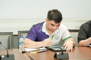 มรภ.เทพสตรี จัดประชุม คกก.ดำเนินการจัดทำแบบประเมินผลความพึงพอใจของผู้รับบริการของพนักงานในสถาบันอุดมศึกษา สายสนับสนุน ครั้งที่ 1/2569