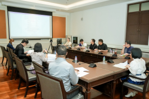 มรภ.เทพสตรี จัดประชุม คกก.ดำเนินการจัดทำแบบประเมินผลความพึงพอใจของผู้รับบริการของพนักงานในสถาบันอุดมศึกษา สายสนับสนุน ครั้งที่ 1/2569