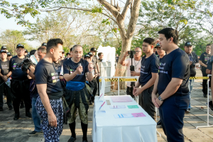 มรภ.เทพสตรี ร่วมกิจกรรมรณรงค์โค้งสุดท้าย Big Day เชิญชวนพี่น้องประชาชนใช้สิทธิเลือกตั้งสมาชิกสภาผู้แทนราษฎร และออกเสียงประชามติ เพื่อร่วมกำหนดทิศทางการพัฒนาประเทศ