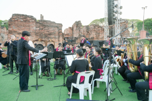 มรภ.เทพสตรี ร่วมกิจกรรมเทิดพระเกียรติ สมเด็จพระนางเจ้าสิริกิติ์ พระบรมราชินีนาถ พระบรมราชชนนีพันปีหลวง ในงานแผ่นดินสมเด็จพระนารายณ์มหาราช