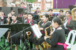 มรภ.เทพสตรี ร่วมกิจกรรมเทิดพระเกียรติ สมเด็จพระนางเจ้าสิริกิติ์ พระบรมราชินีนาถ พระบรมราชชนนีพันปีหลวง ในงานแผ่นดินสมเด็จพระนารายณ์มหาราช