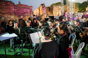 มรภ.เทพสตรี ร่วมกิจกรรมเทิดพระเกียรติ สมเด็จพระนางเจ้าสิริกิติ์ พระบรมราชินีนาถ พระบรมราชชนนีพันปีหลวง ในงานแผ่นดินสมเด็จพระนารายณ์มหาราช