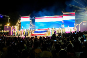 อธิการบดี มรภ.เทพสตรี นำผู้บริหาร คณาจารย์ และบุคลากร ร่วมต้อนรับนายกรัฐมนตรี และคณะ ในพิธีเปิดงานแผ่นดินสมเด็จพระนารายณ์มหาราช ประจำปี พ.ศ. 2569 ครั้งที่ 38