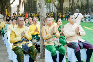 อธิการบดี มรภ.เทพสตรี นำผู้บริหาร และบุคลากร ร่วมพิธีวันคล้ายวันพระบรมราชสมภพสมเด็จพระนารายณ์มหาราช ประจำปี พ.ศ. 2569