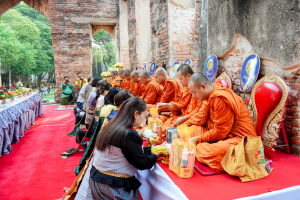 อธิการบดี มรภ.เทพสตรี นำผู้บริหาร และบุคลากร ร่วมพิธีวันคล้ายวันพระบรมราชสมภพสมเด็จพระนารายณ์มหาราช ประจำปี พ.ศ. 2569