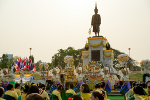อธิการบดี มรภ.เทพสตรี นำผู้บริหาร และบุคลากร ร่วมพิธีวันคล้ายวันพระบรมราชสมภพสมเด็จพระนารายณ์มหาราช ประจำปี พ.ศ. 2569