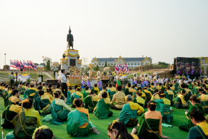 อธิการบดี มรภ.เทพสตรี นำผู้บริหาร และบุคลากร ร่วมพิธีวันคล้ายวันพระบรมราชสมภพสมเด็จพระนารายณ์มหาราช ประจำปี พ.ศ. 2569
