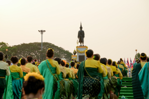 อธิการบดี มรภ.เทพสตรี นำผู้บริหาร และบุคลากร ร่วมพิธีวันคล้ายวันพระบรมราชสมภพสมเด็จพระนารายณ์มหาราช ประจำปี พ.ศ. 2569