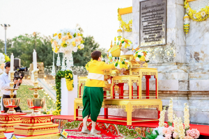 อธิการบดี มรภ.เทพสตรี นำผู้บริหาร และบุคลากร ร่วมพิธีวันคล้ายวันพระบรมราชสมภพสมเด็จพระนารายณ์มหาราช ประจำปี พ.ศ. 2569